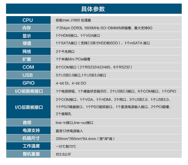 無風(fēng)扇嵌入式工控機