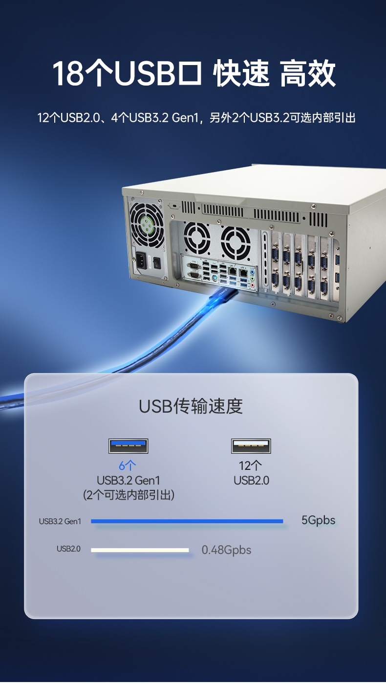 國產(chǎn)化2U工控機,銀河麒麟系統(tǒng)工控主機,DT-61025-UD2KMB.jpg